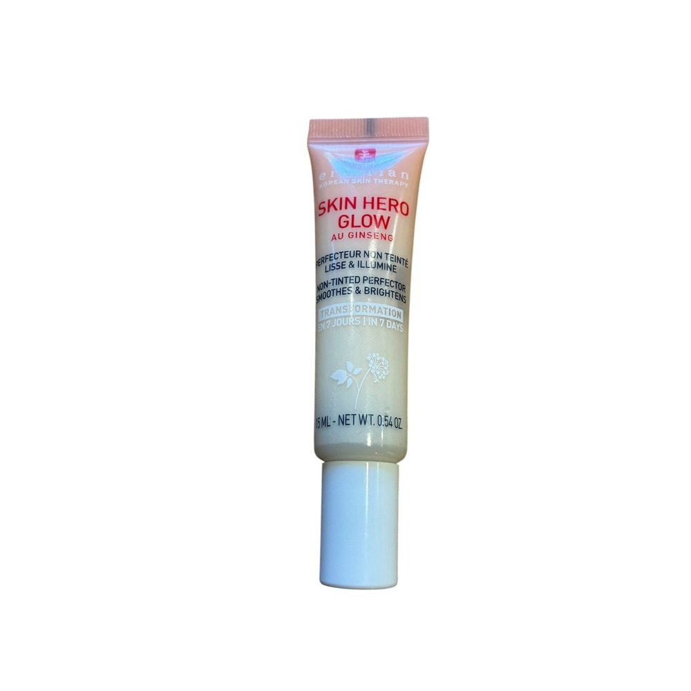 Erborian Skin Hero Glow Au Ginseng Non Tinted Perfector 15 Ml 0.54 Oz NWOB